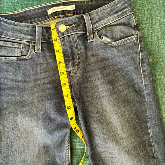 Levi’s 535 super skinny jeans 26 waist 30 inseam mid-rise good condition - Picture 5 of 7